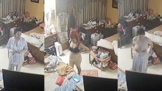 Sexy Desi Bhabhi Changing Clothes CCTV MMS Viral