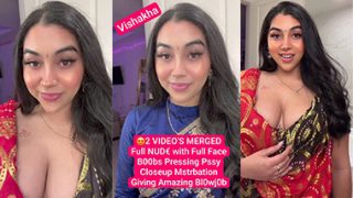 Indian Nri Influencer AKA Vishakha Pussy Closeup Videos