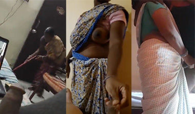 Tamil Bachelor Hostel Maid Aunty Watches Shaking My Dick