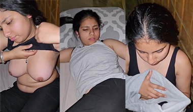 Punjabi Chubby Girl Riding On BF Dick Captured Mms