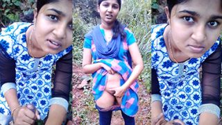 Tamil Teen Girl Outdoor Rubbing Pussy Sucking BF Dick Mms