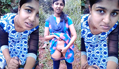 Tamil Teen Girl Outdoor Rubbing Pussy Sucking BF Dick Mms